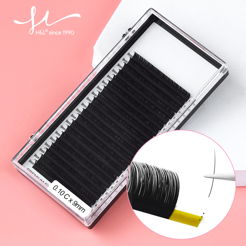 Eyelash Extension Korean - Individual eyelashes Korean PBT Materials Natural