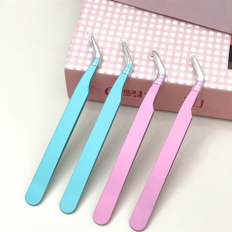 Eyelash Extension Home Service - Precision Eyelash Tweezers Stainless Steel False