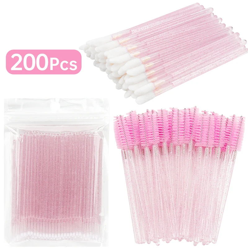 Eyelash Extension Remover - 200 Pcs Eyelash Extension Makeup Set