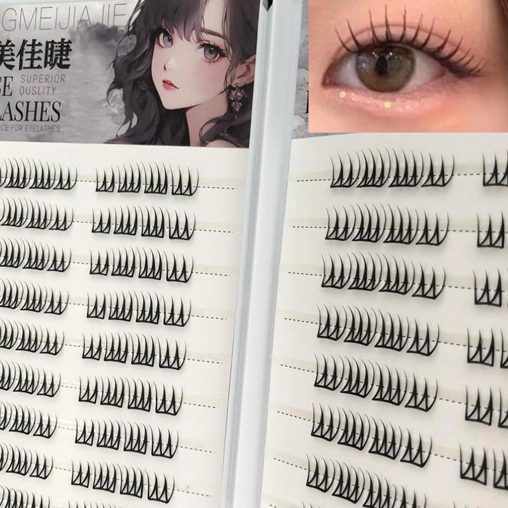 Eyelash Extension Korean - U Shape Glue-free False Eyelashes Large-capacity