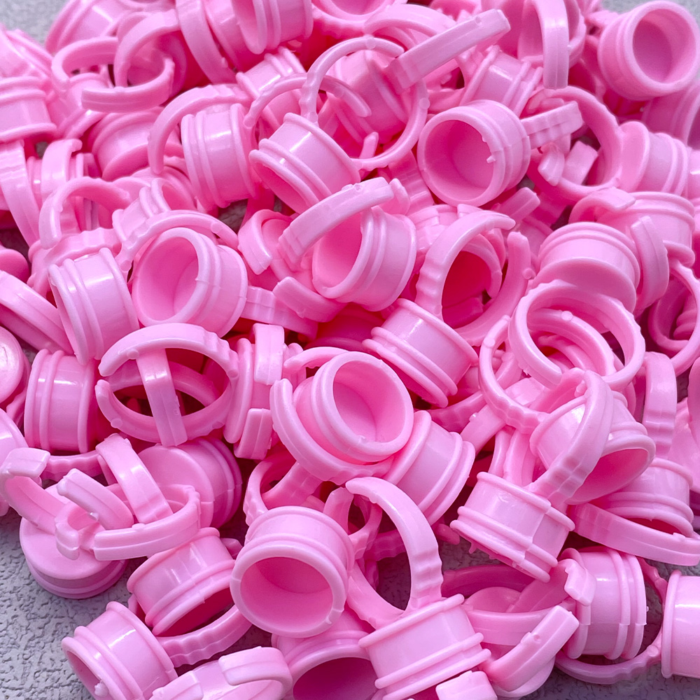100Pcs Disposable Glue Ring Cu - Eyelash Extension Usa ulasan dan harga