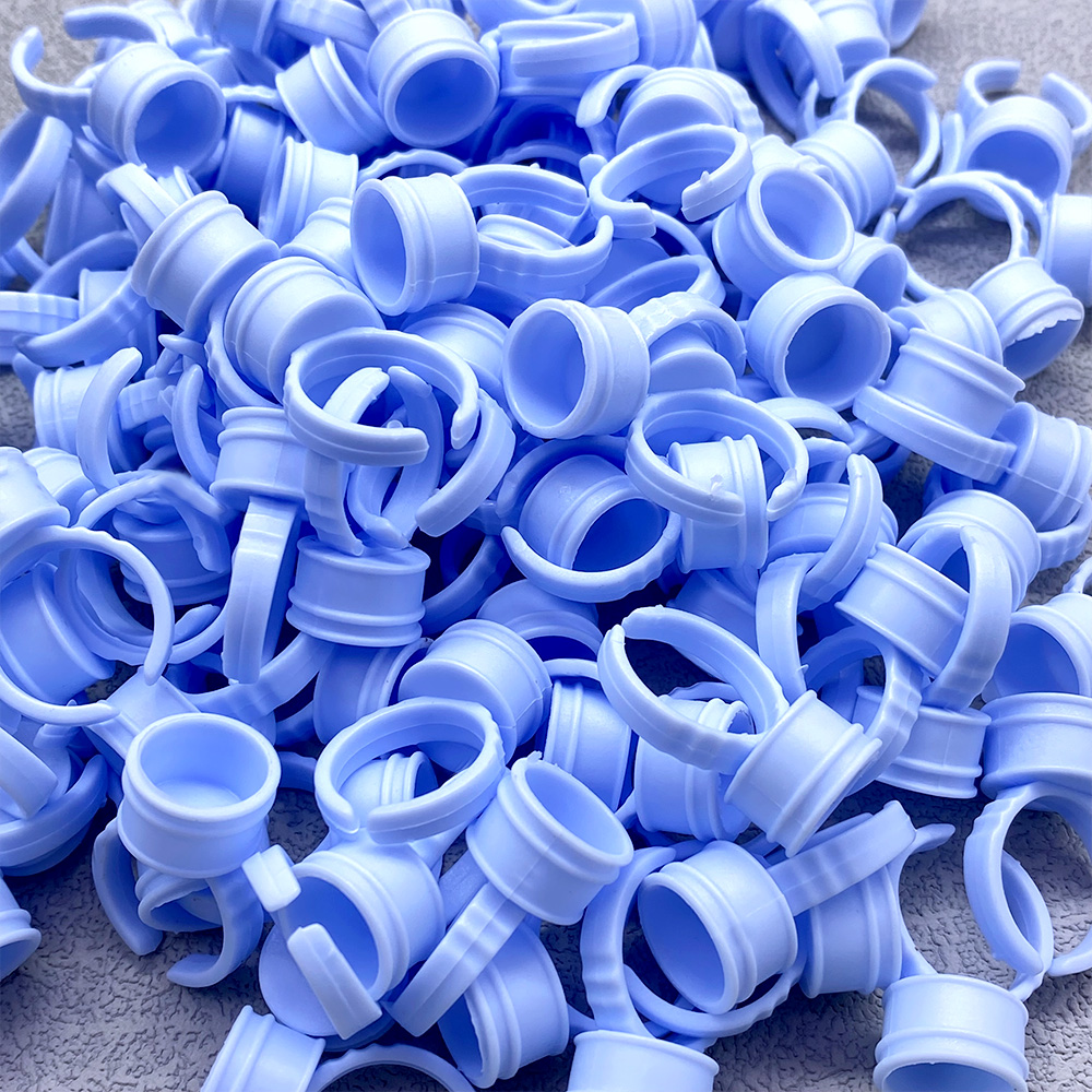 100Pcs Disposable Glue Ring Cu - Eyelash Extension Usa ulasan dan harga