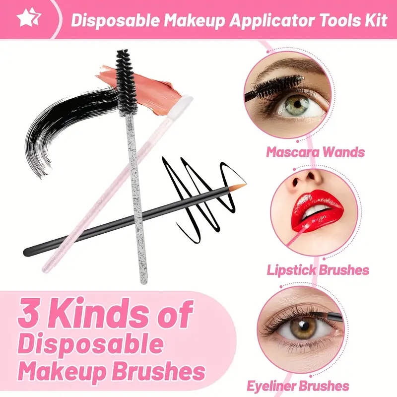 80pcs Professional Makeup Brus - Eyelash Extension Eyeliner ulasan dan harga