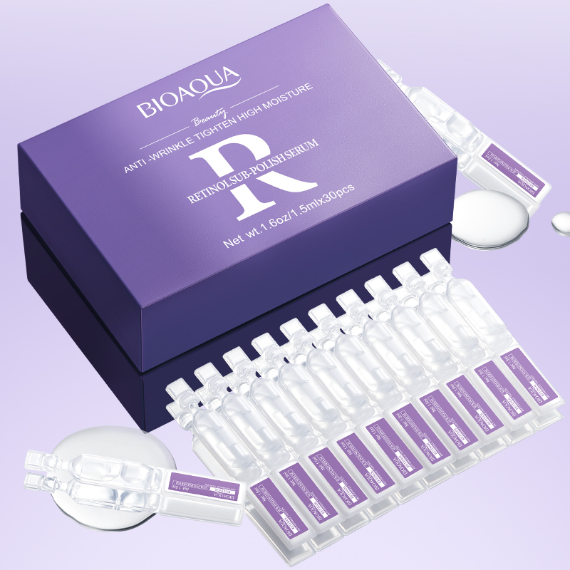 30pcs BIOAQUA Retinol Vitamin  - The Ordinary Serum Hyaluronic Acid ulasan dan harga