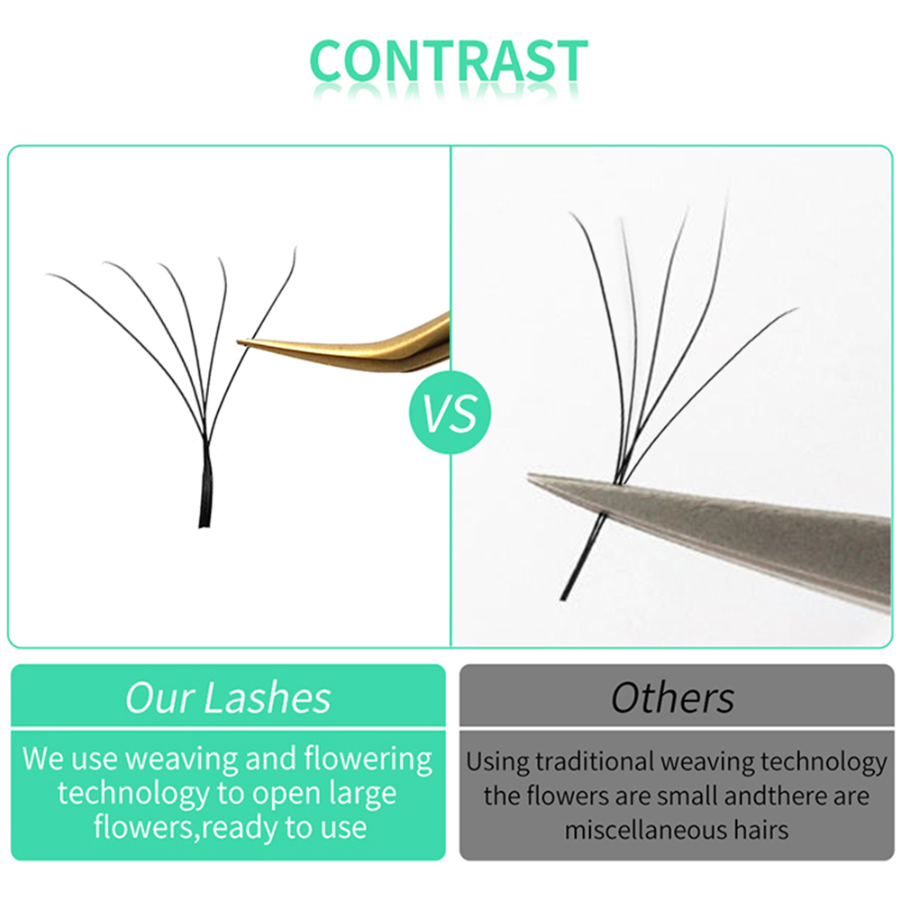 LAKANAKU W Shape Bloom 3D 4D 5 - Eyelash Extension Y Shape ulasan dan harga