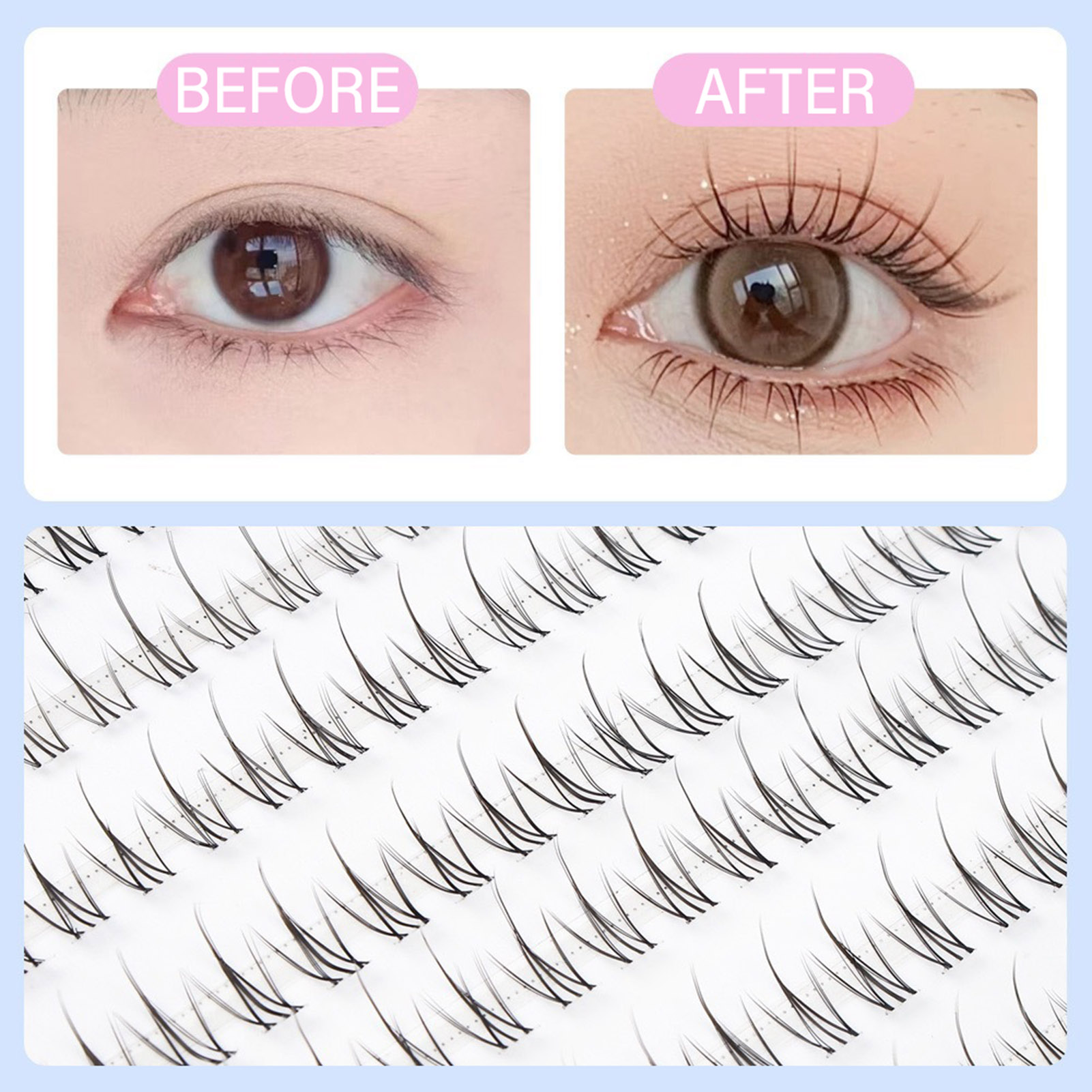 Wispy individual lashes Korean - Eyelash Extension Korean ulasan dan harga