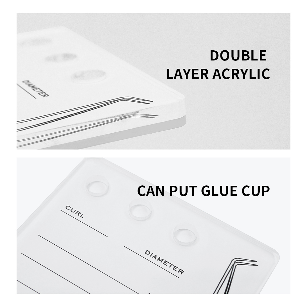 GAHAMACA Acrylic Lashes Holder - Eyelash Extension Usa ulasan dan harga