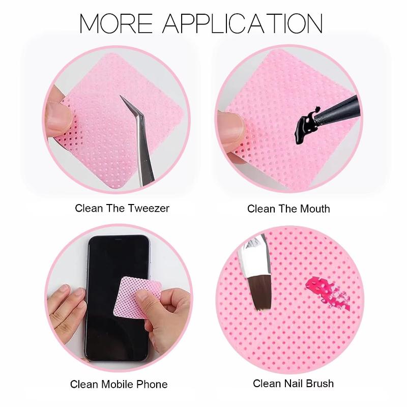 200Pcs Lint‑Free Nail Wipes Ey - Eyelash Extension Salon ulasan dan harga