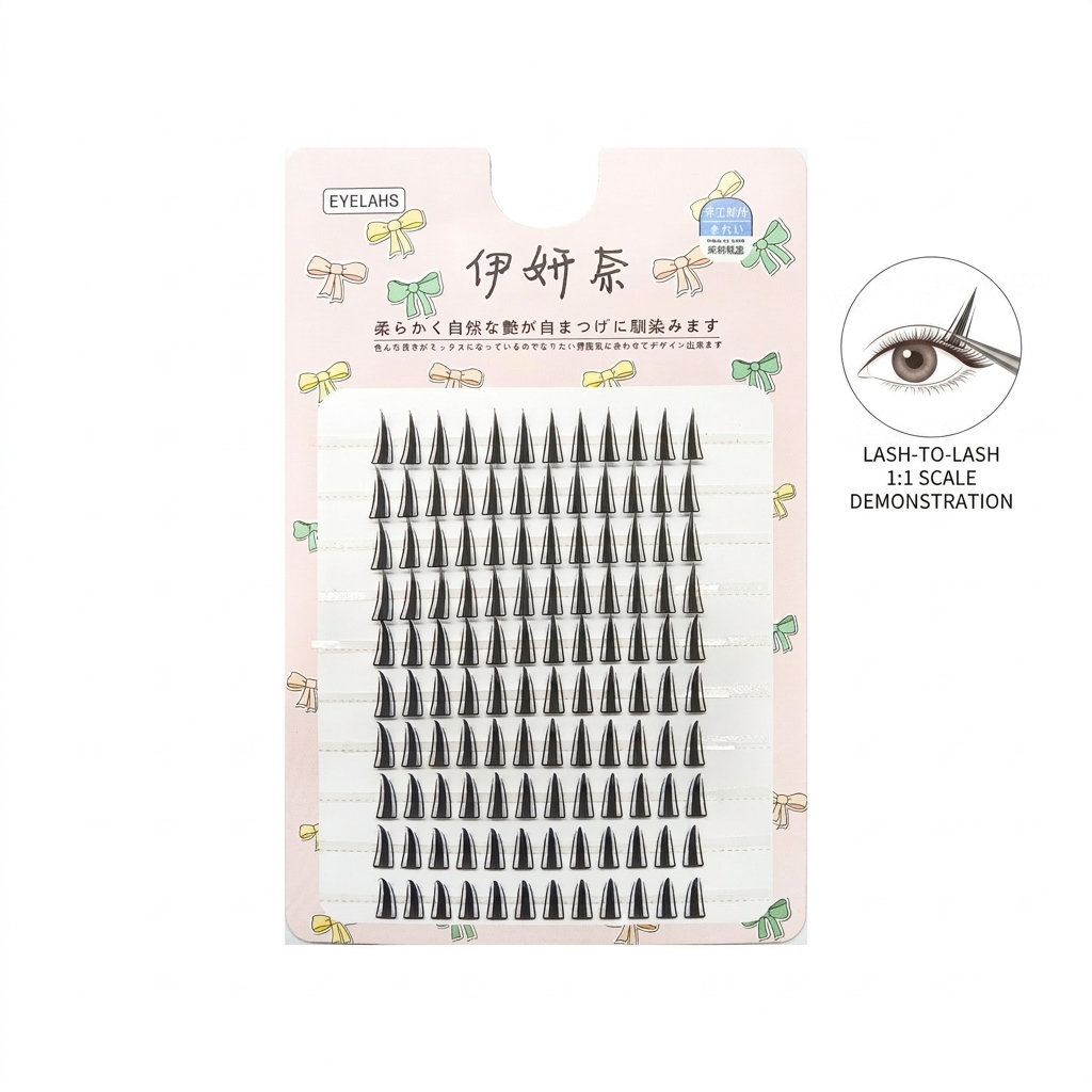 10 Rows Kpop Style Natural Kor - Eyelash Extension Korean ulasan dan harga