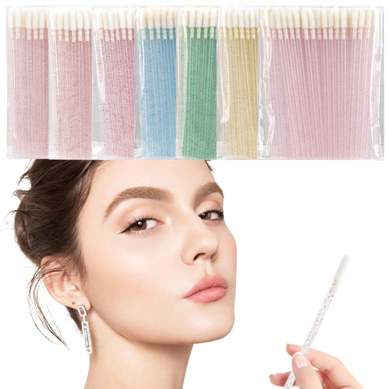 50Pcs Disposable Crystal Handl - Eyelash Extension Eyeliner ulasan dan harga