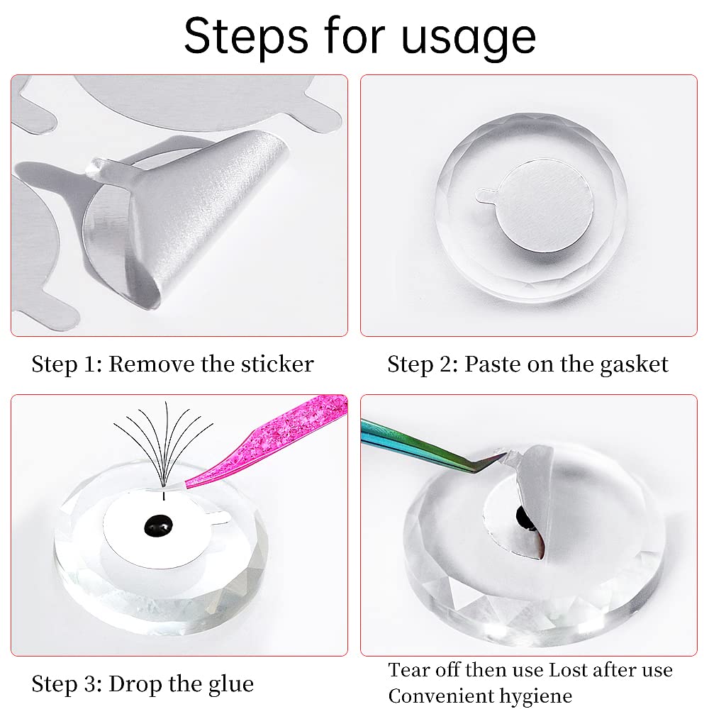300pcs Foil Sticker Pads(10 Sh - Eyelash Extension Usa ulasan dan harga