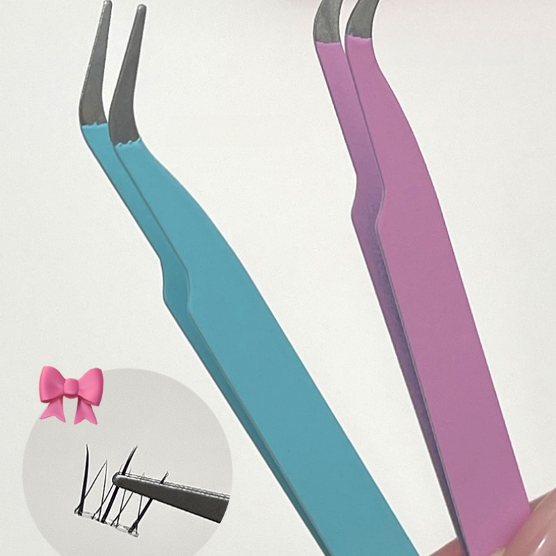Precision Eyelash Tweezers Sta - Eyelash Extension Home Service ulasan dan harga