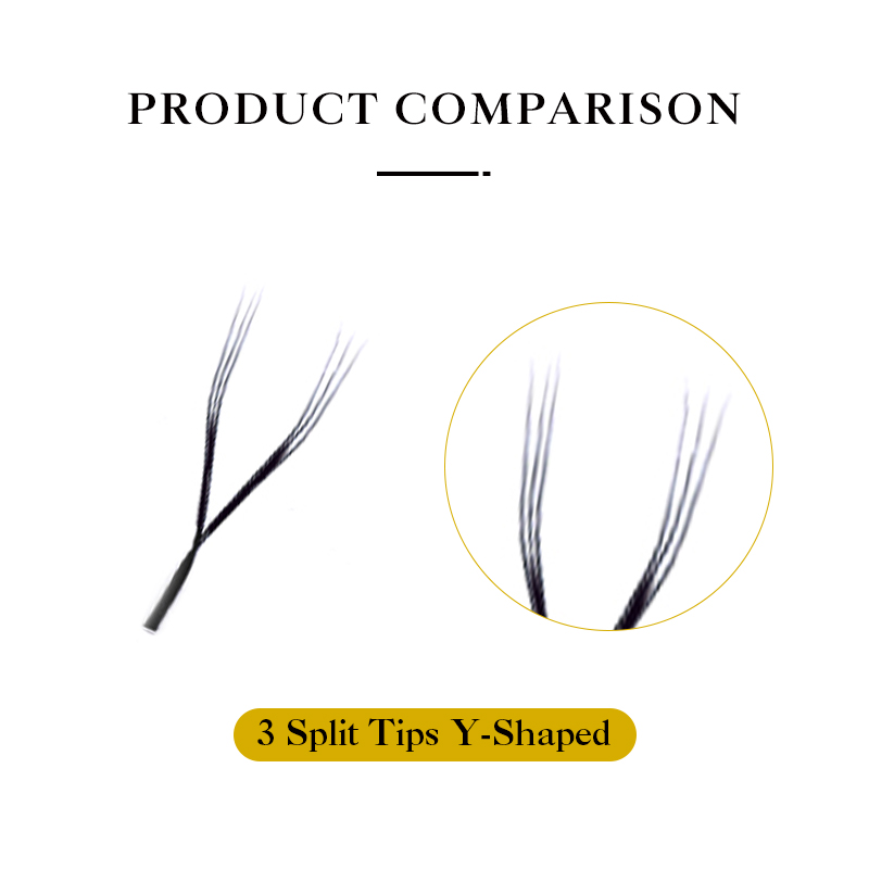 DeceMars 3 Split Tips Y-Shaped - Eyelash Extension Y Shape ulasan dan harga