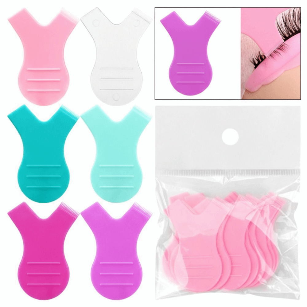 10PCS Reusable Soft Plastic Ey - Eyelash Extension Y Shape ulasan dan harga