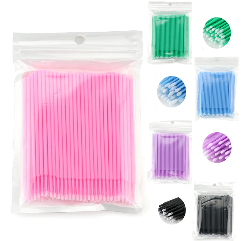 50/100PCS Disposable Micro Bru - Eyelash Extension Eyeliner ulasan dan harga