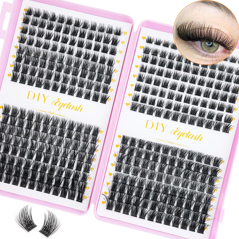384PCS Eyelash Extension Book  - Eyelash Extension Home Service ulasan dan harga
