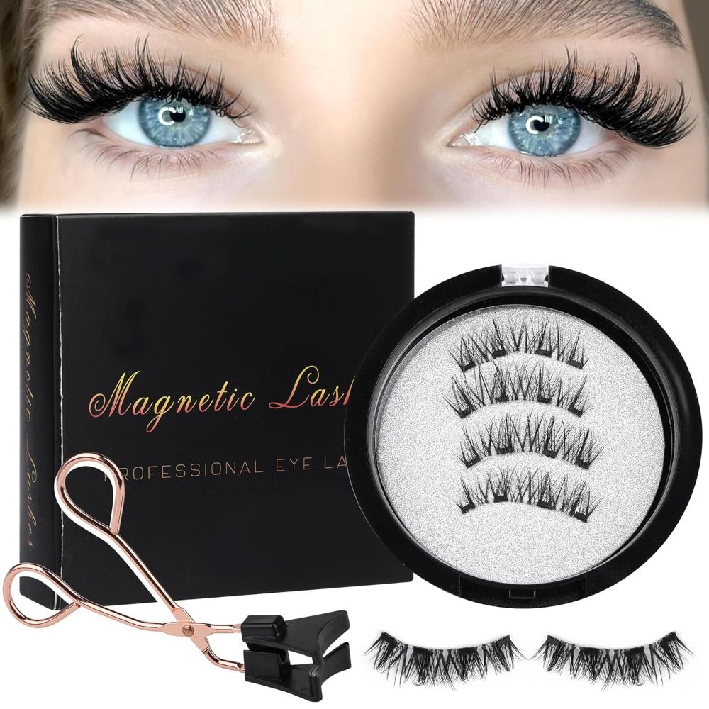 No Glue Magnetic Eyelashes Nat - Eyelash Extension Eyeliner ulasan dan harga