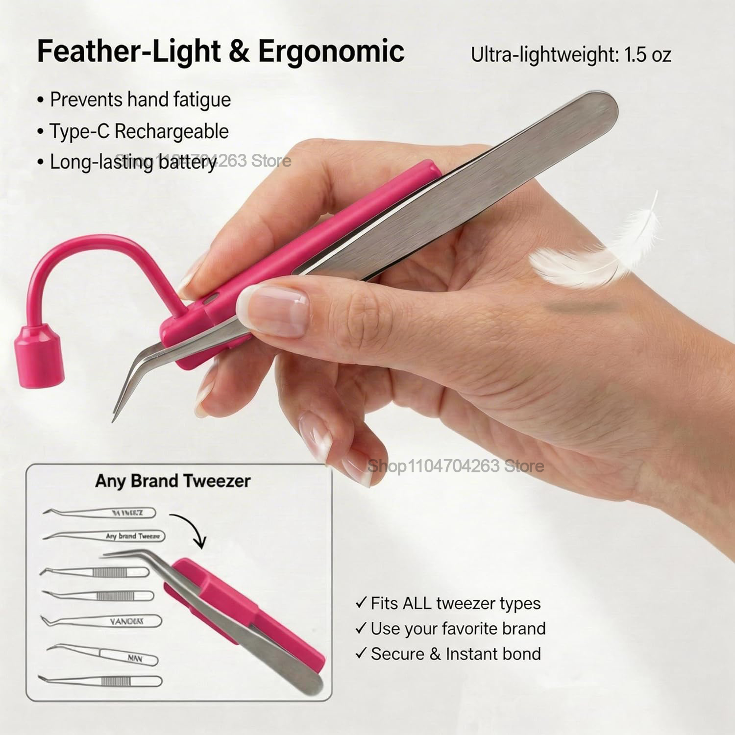 Mini UV Lash Light 180° Rotati - Eyelash Extension Led ulasan dan harga