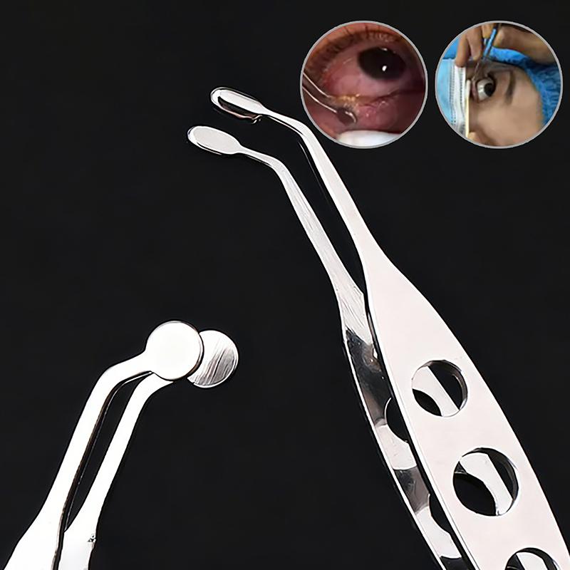 Eyelid Tweezers Eyelash Compre - Eyelash Extension Salon ulasan dan harga