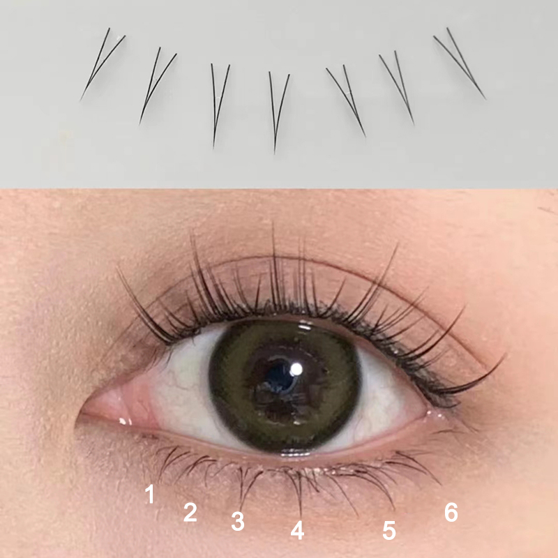 J Curl V Shape Under Eyelash C - Eyelash Extension Korean ulasan dan harga