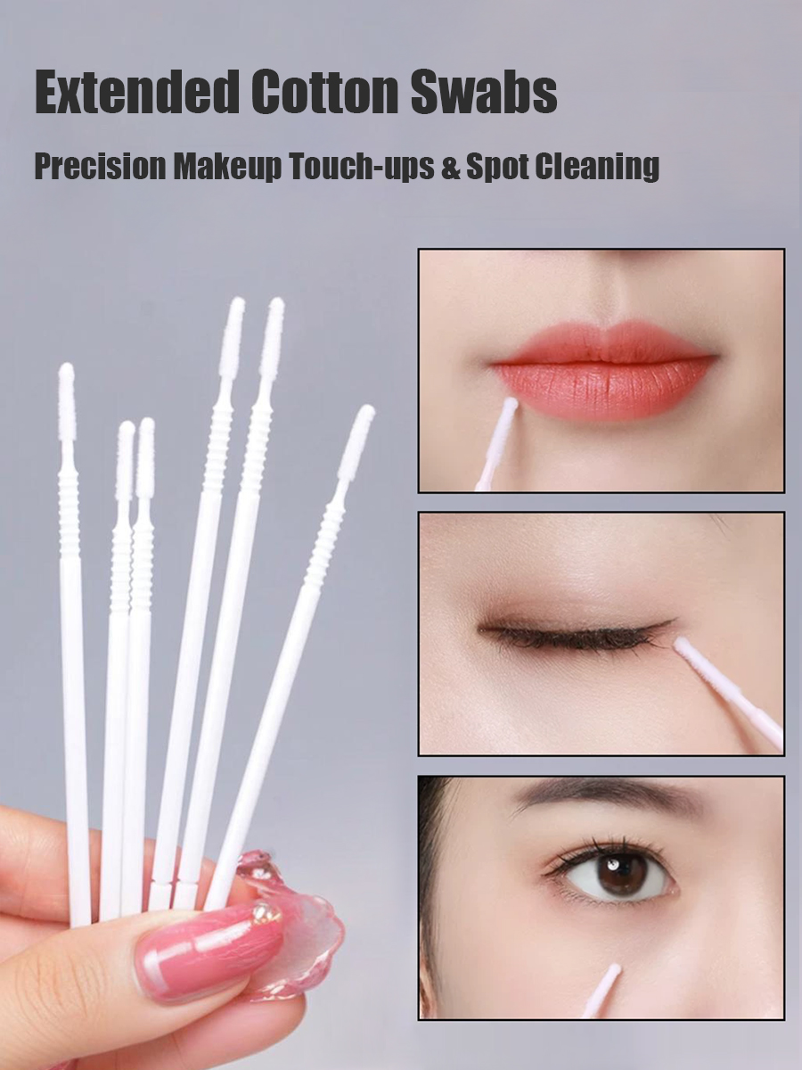 Disposable Long Cotton Swabs E - Eyelash Extension Salon ulasan dan harga
