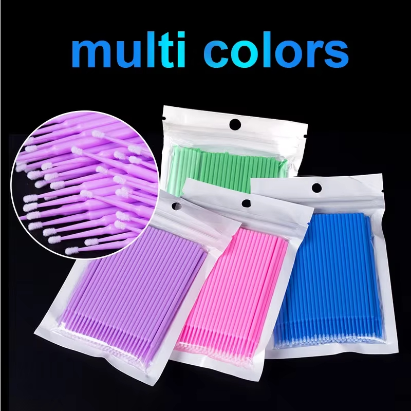 100Pcs Eyelash Cleaning Brush  - Eyelash Extension Remover ulasan dan harga