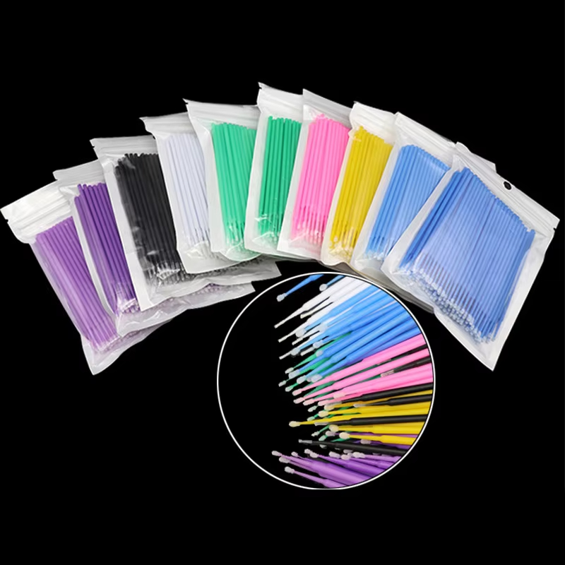 100Pcs Eyelash Cleaning Brush  - Eyelash Extension Remover ulasan dan harga