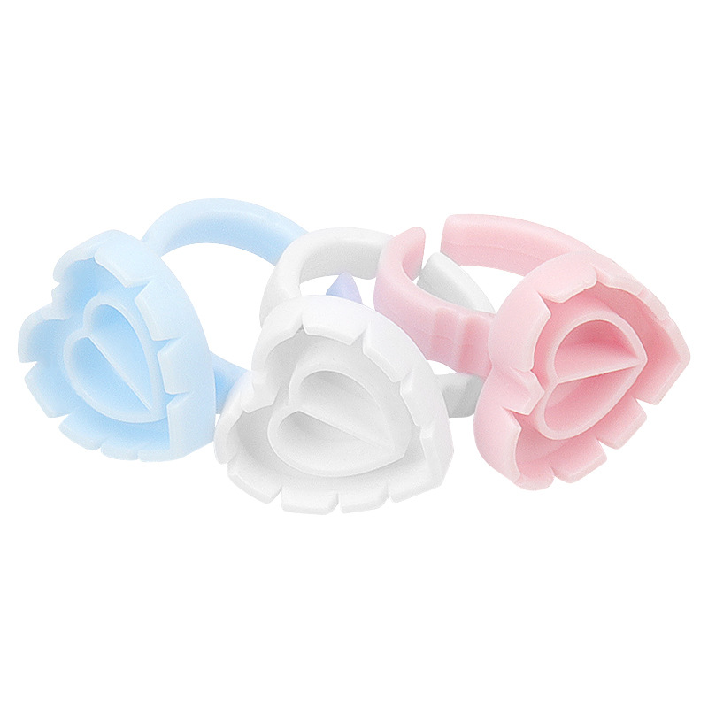100Pcs Disposable Glue Ring Ho - Eyelash Extension Usa ulasan dan harga