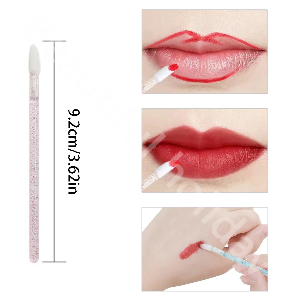 500PCS Disposable Lip Brush Ma - Eyelash Extension Eyeliner ulasan dan harga