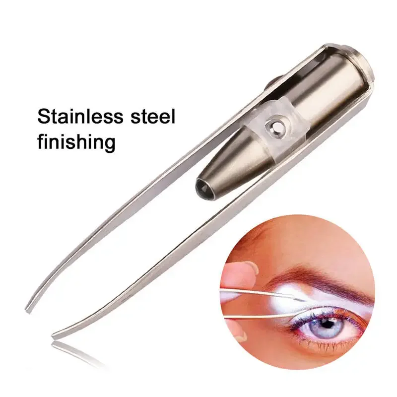 1/3Pcs Led Eyebrow Tweezers St - Eyelash Extension Led ulasan dan harga