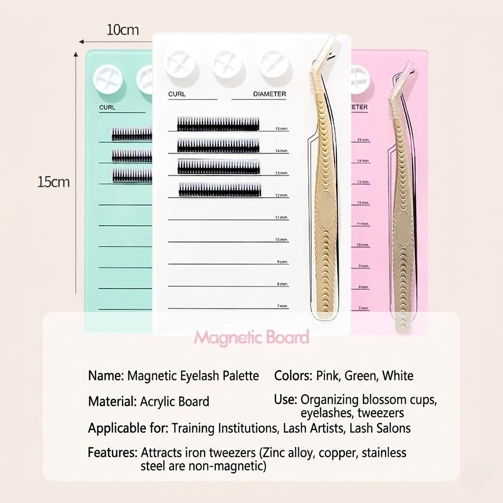 Magnetic Eyelash Extension Pal - Lash Tray Organizer ulasan dan harga