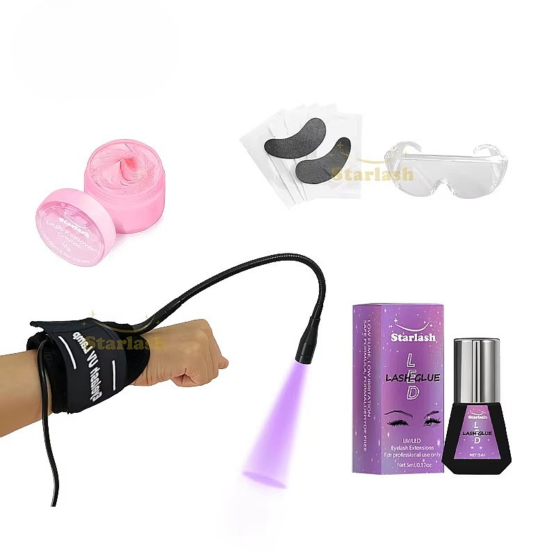 LED UV Foot Pedal Eyelash Lamp - Eyelash Extension Led ulasan dan harga