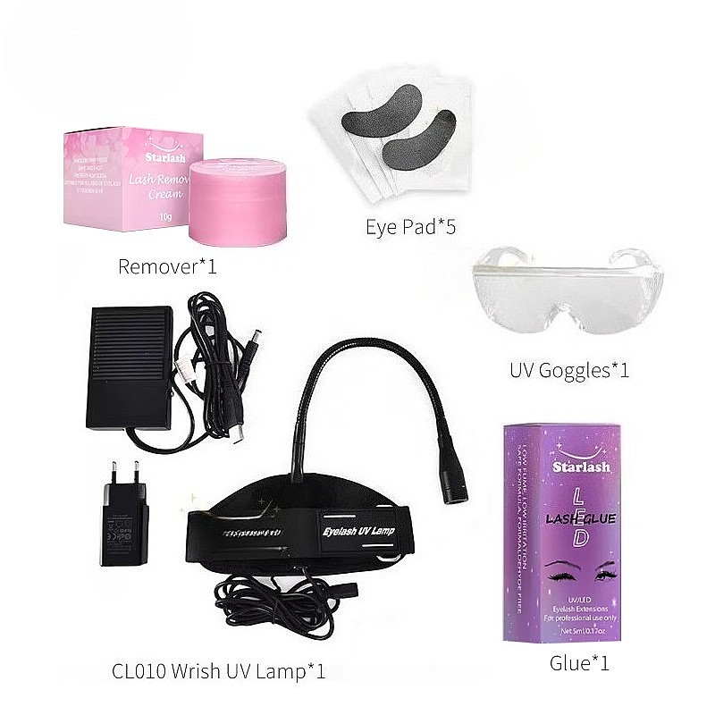 LED UV Foot Pedal Eyelash Lamp - Eyelash Extension Led ulasan dan harga