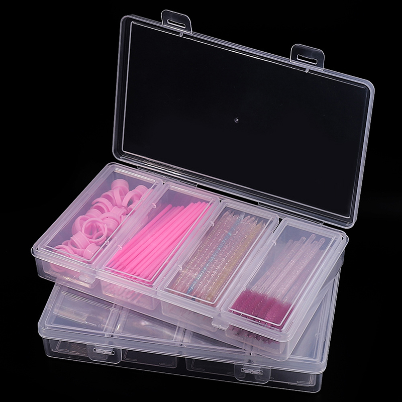 4 Grid Independent Storage Box - Lash Tray Organizer ulasan dan harga