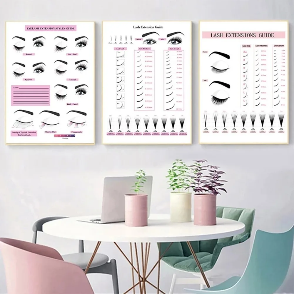 Canvas Painting HD Print Wall  - Eyelash Extension Salon ulasan dan harga