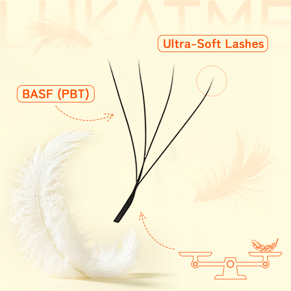 10PCS/SET LUKATME Premade Fans - Eyelash Extension Y Shape ulasan dan harga