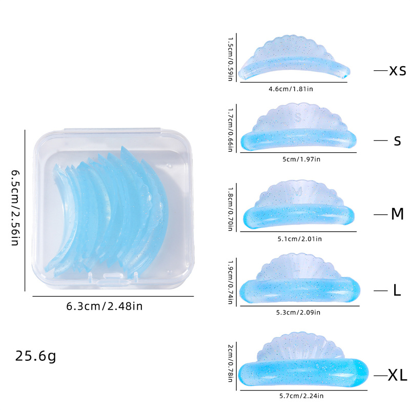 5 Pairs Shell-shape Eyelash Pe - Eyelash Extension Y Shape ulasan dan harga