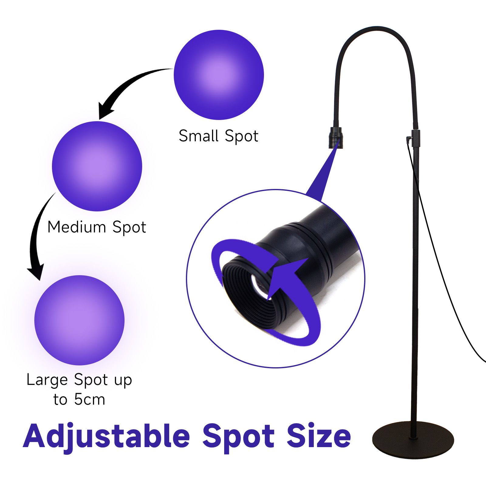 LED 5W Lash Light Floor Standi - Eyelash Extension Led ulasan dan harga