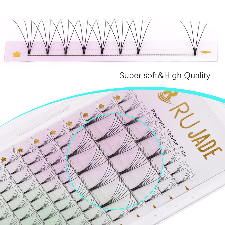 Rujade Premade Volume Fans Sho - Eyelash Extension Korean ulasan dan harga