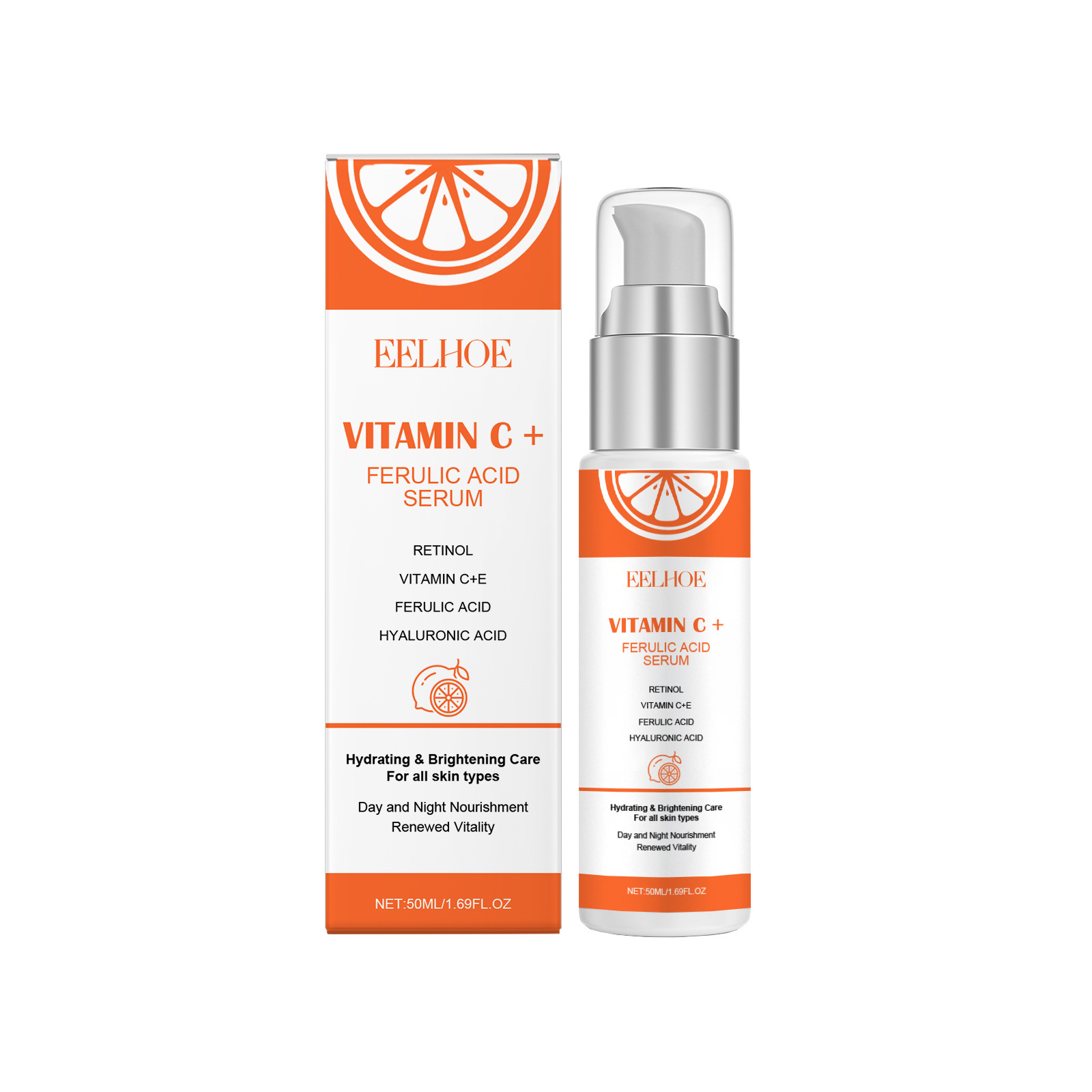 EELHOE Vitamin C E Ferulic Aci - The Ordinary Serum Hyaluronic Acid ulasan dan harga