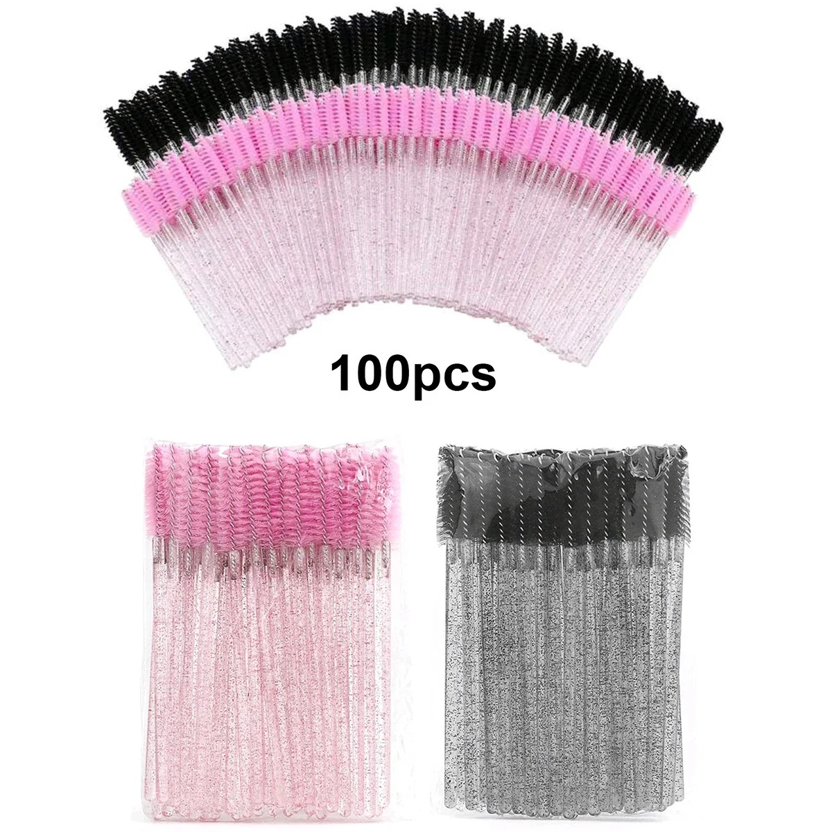 Wholesale 100PCS Mascara Spool - Eyelash Extension Salon ulasan dan harga