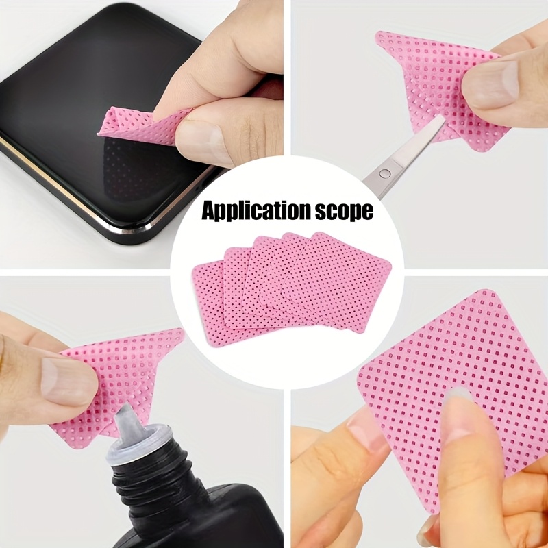 50/100/200pcs Lint-Free Nail W - Eyelash Extension Remover ulasan dan harga