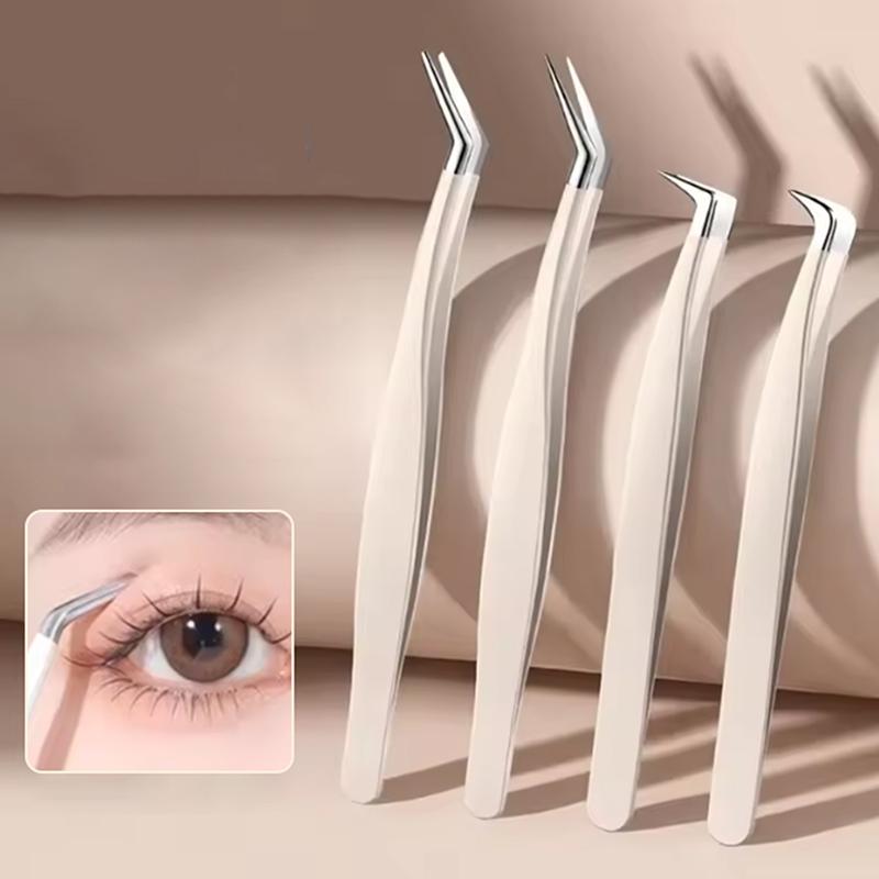 ●False Eyelash Tweezers With S - Eyelash Extension Home Service ulasan dan harga