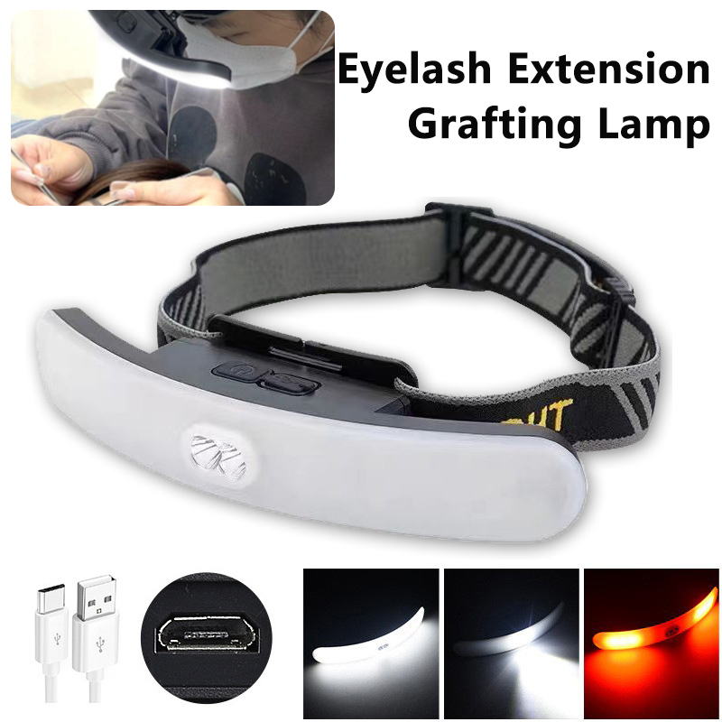 LED Lash Light Headlamp USB Re - Eyelash Extension Led ulasan dan harga