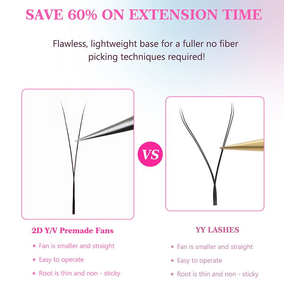 RUJADE 2D Y Shape Lashes Mesh  - Eyelash Extension Y Shape ulasan dan harga