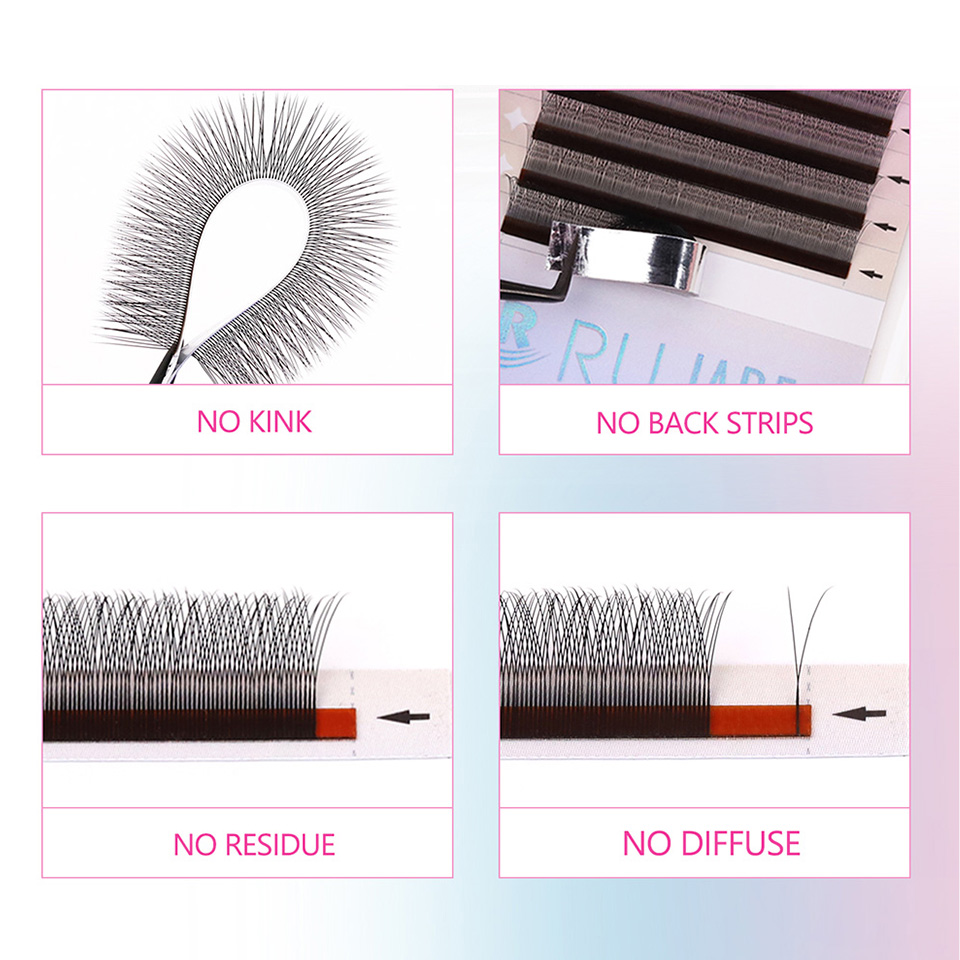 RUJADE 2D Y Shape Lashes Mesh  - Eyelash Extension Y Shape ulasan dan harga