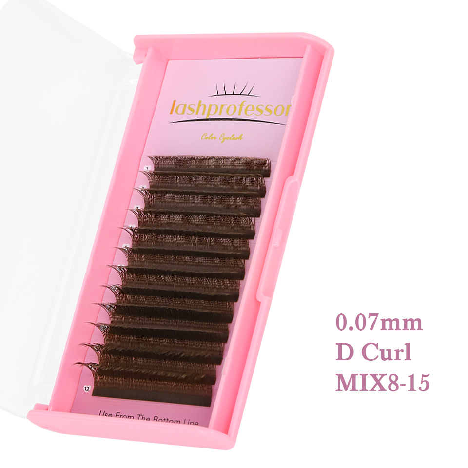 LASHPROFESSOR Black Brown YY L - Eyelash Extension Y Shape ulasan dan harga